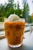 Root beer float candle