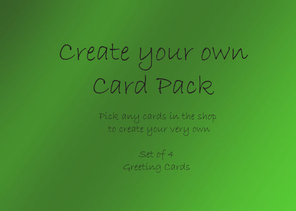 Create Your Own Card  Set of 4